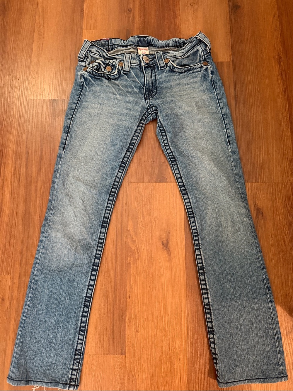 True Religion Women’s Light Blue Flare Jeans
